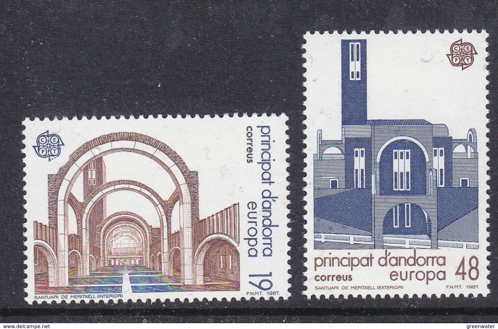 Europa Cept 1987 Andorra Sp. 2v ** Mnh (37265J) - 1987