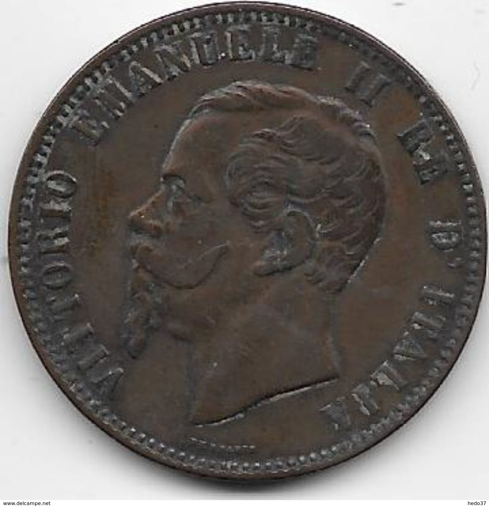 Italie - 10 Centesimi - 1866 - 1861-1878 : Victor Emmanuel II