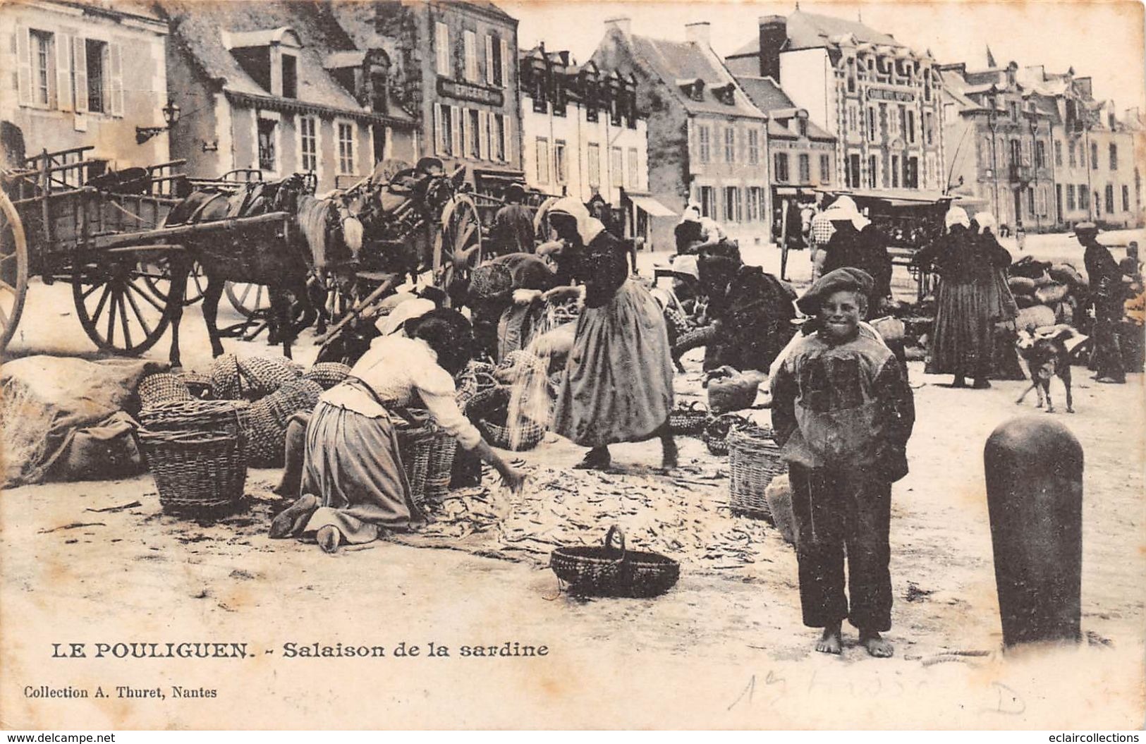 Le Pouliguen       44         Lot de 28 cartes. Bateaux Port Bateau sauvetage  Pêche Divers                  (voir scan)