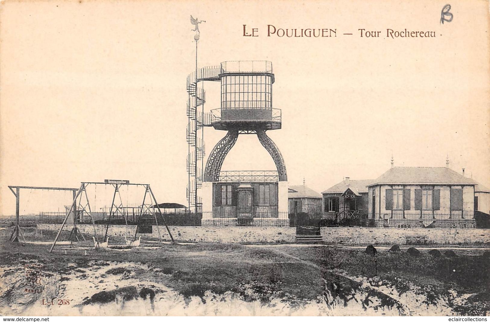 Le Pouliguen    44    Lot De 9 Cartes. Tour Rochereau Ou Tour Eiffel Angevine              (voir Scan Et Annotation) - Le Pouliguen