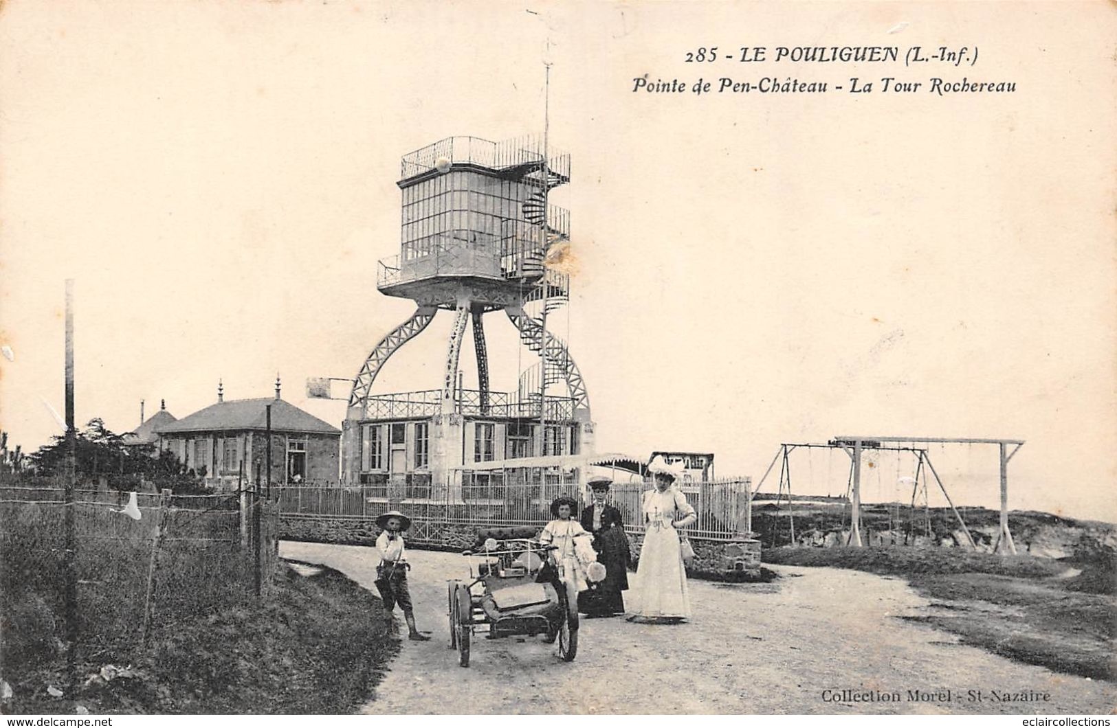 Le Pouliguen    44    Lot De 9 Cartes. Tour Rochereau Ou Tour Eiffel Angevine              (voir Scan Et Annotation) - Le Pouliguen