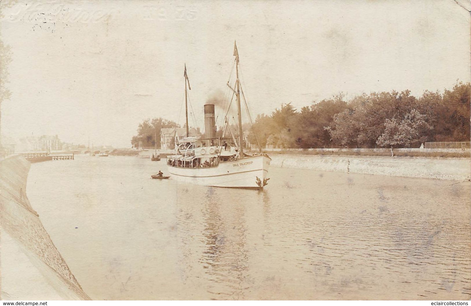 Le Pouliguen       44     Bateau Emile Salacroup  Carte Photo    (voir Scan ) - Le Pouliguen