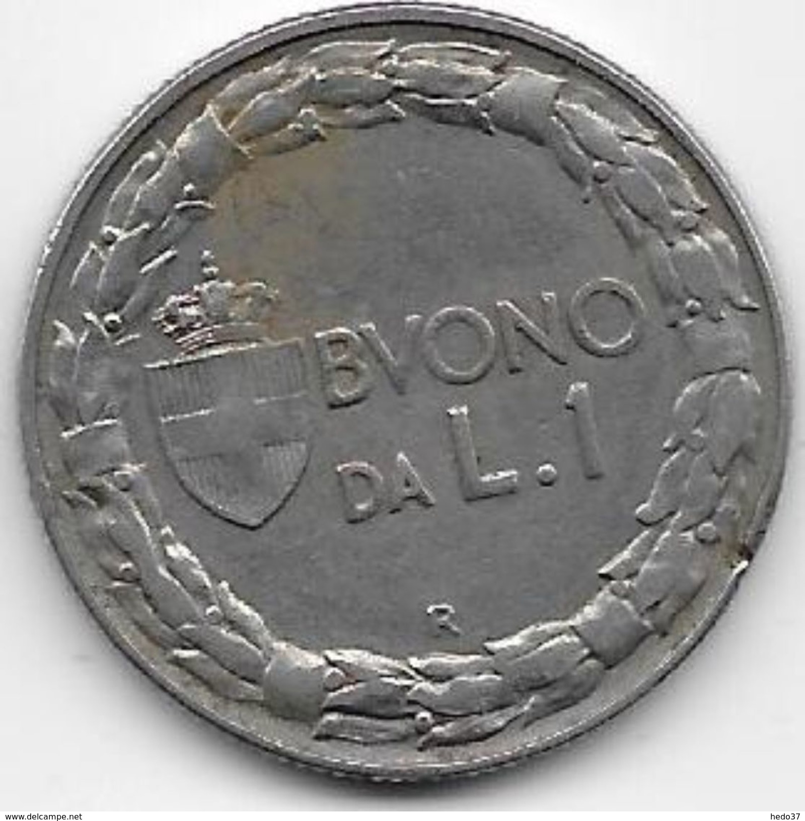 Italie - 1 Lire - 1923 - Argent - 1900-1946 : Victor Emmanuel III & Umberto II