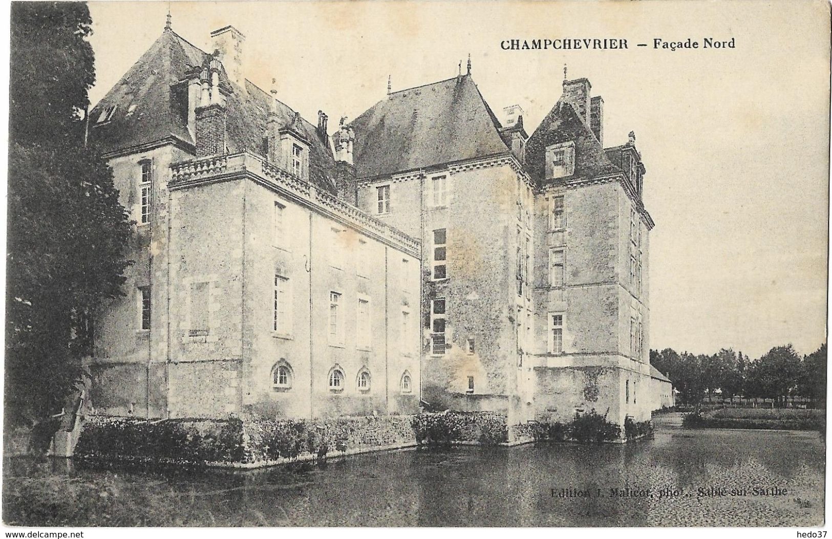 Cléré - Château De Champchevrier - Façade Nord - Cléré-les-Pins