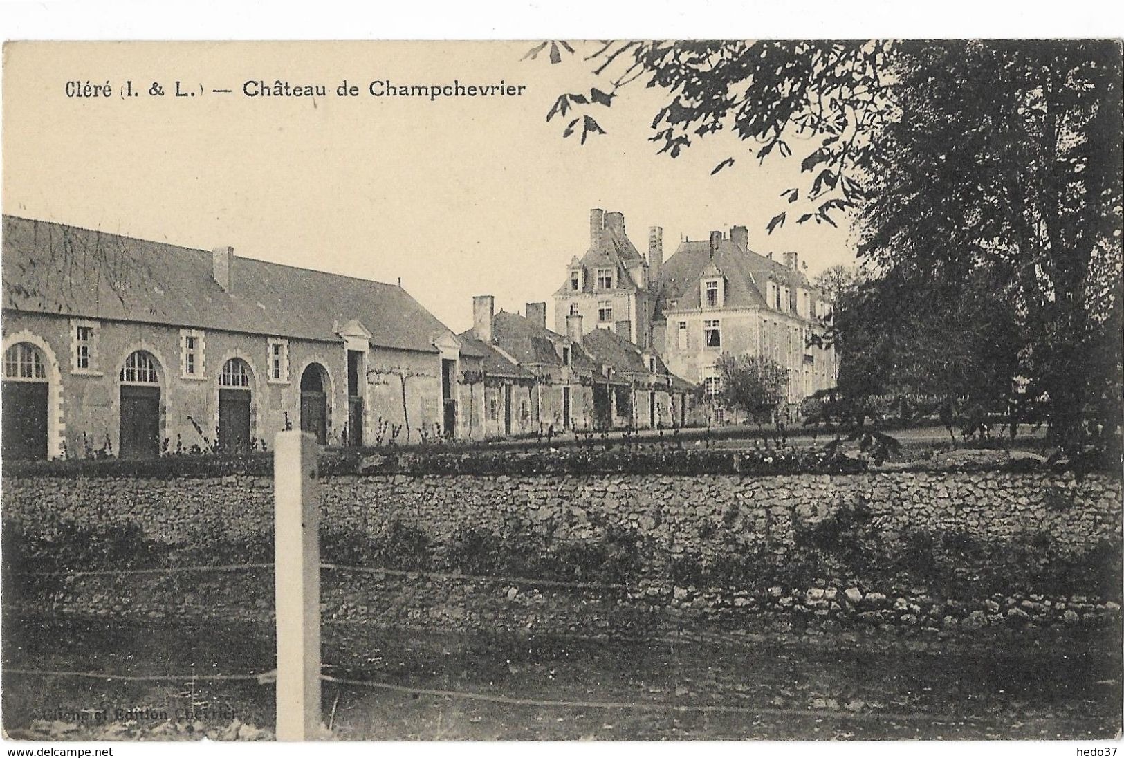 Cléré - Château De Champchevrier - Cléré-les-Pins