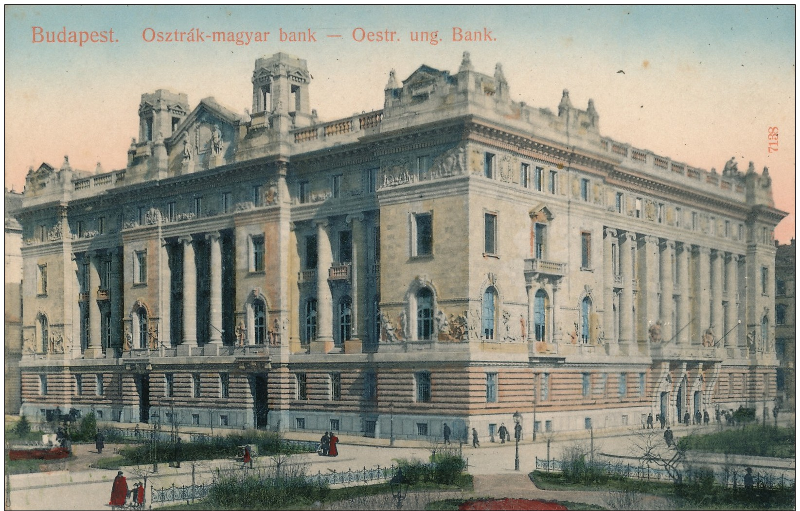 H11 - HONGRIE - BUDAPEST - Osztrak-magyar Bank - Oestr. Ung Bank - Ungheria