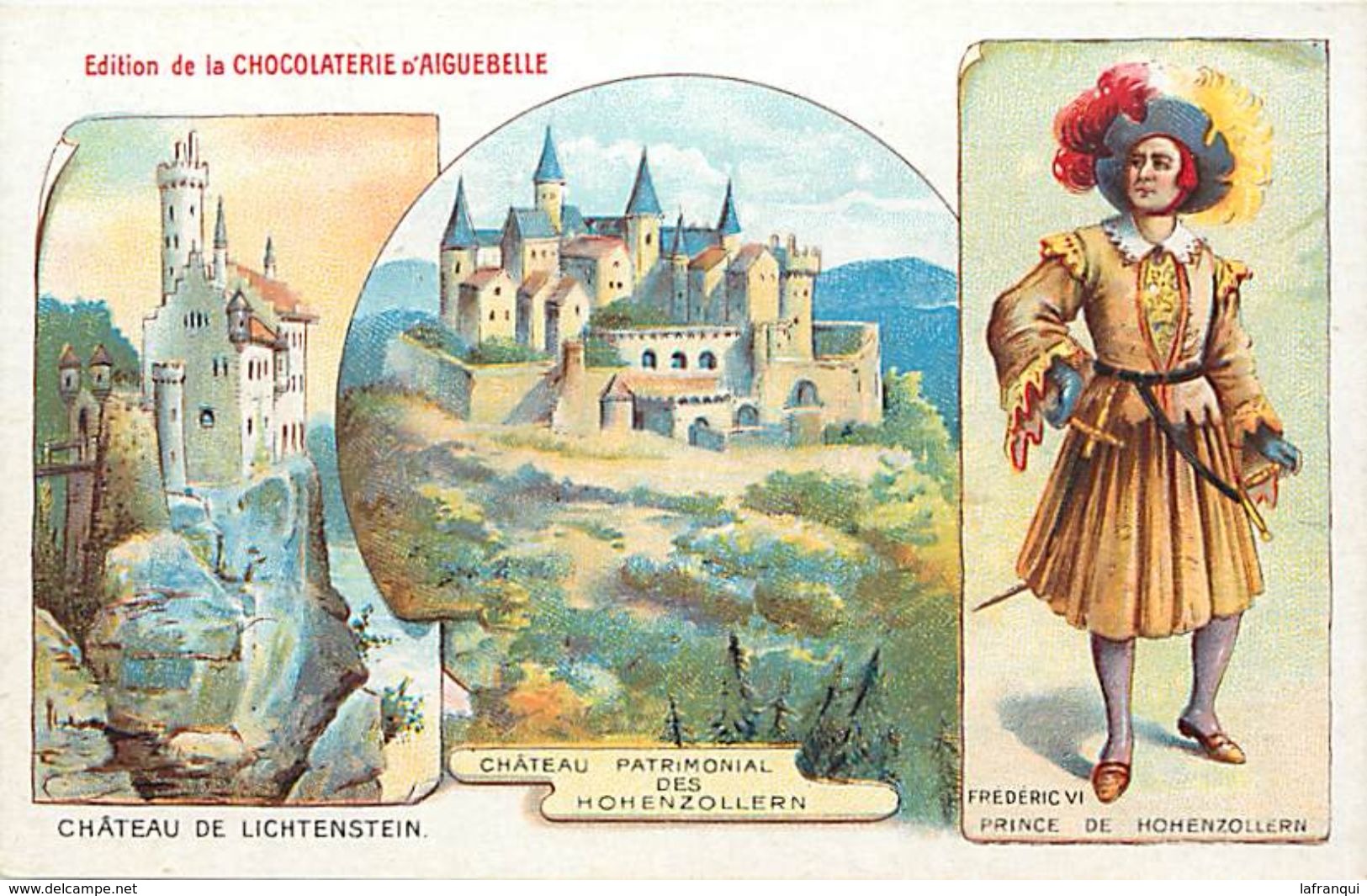 Pays Div-ref K487- Illustrateurs -dessin Illustrateur - Chateau De Lichtenstein -edition De La Chocolaterie D Aiguebelle - Liechtenstein