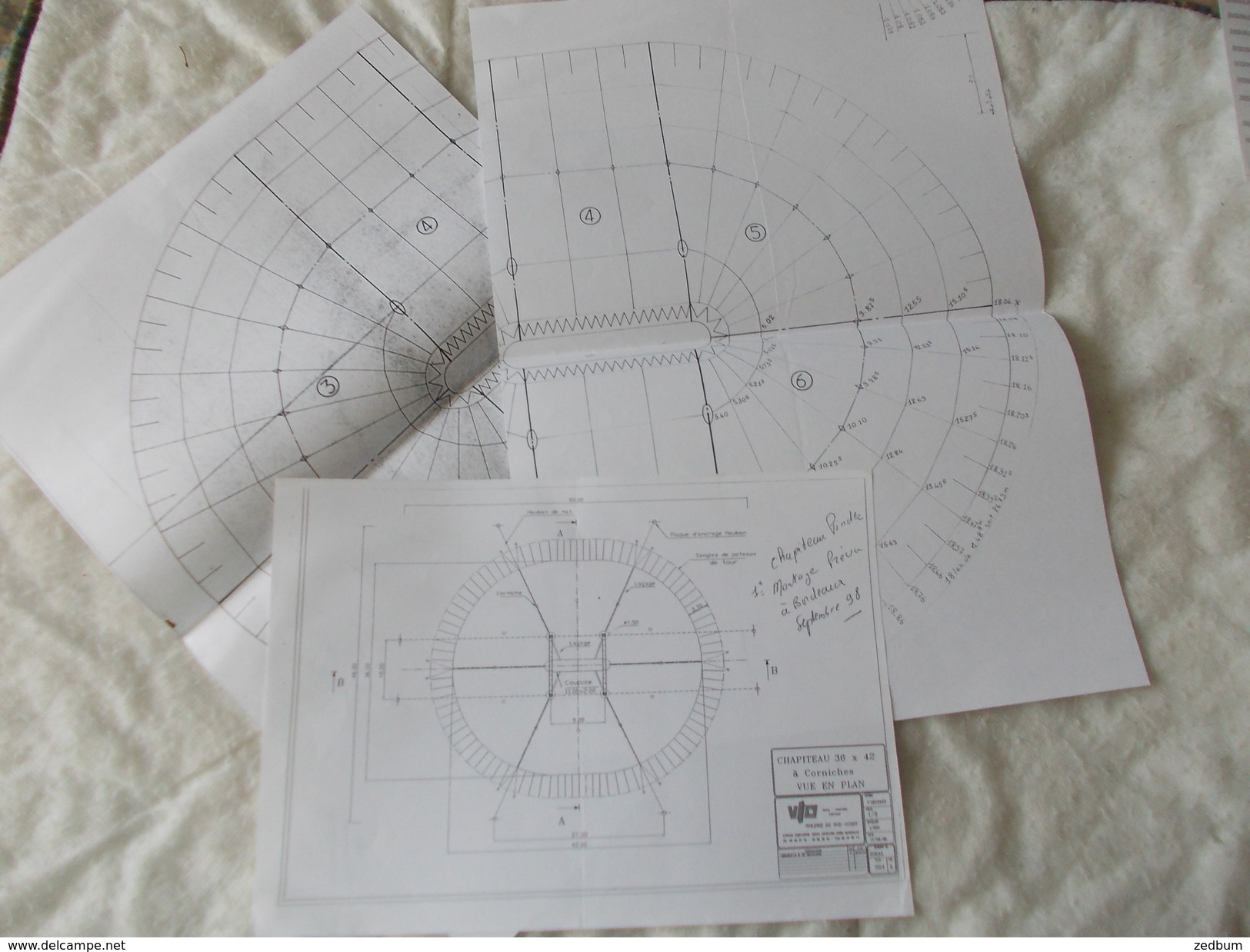 COPIE De Lots De Documents Sur Le Cirque Pinder - Other Plans