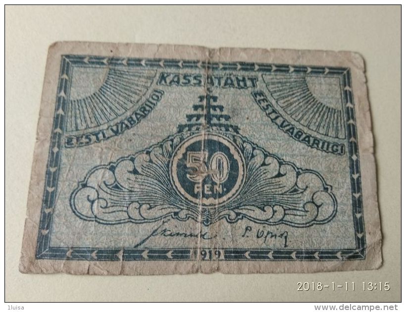 50 Pen 1919 - Estonia