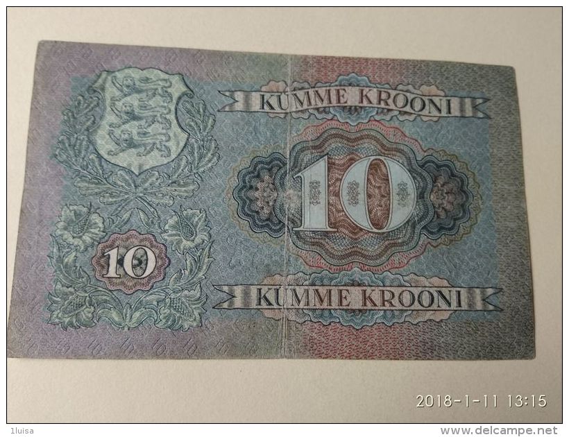 10 Kumme 1937 - Estland