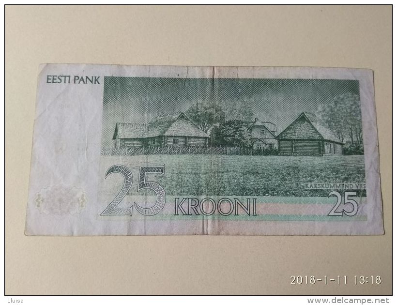 25 Kroon 1992 - Estonia