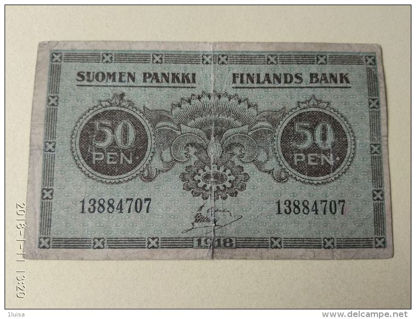50 Pen 1918 - Finlande