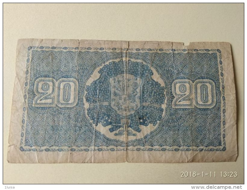 20 Markkaa 1945 - Finlandia