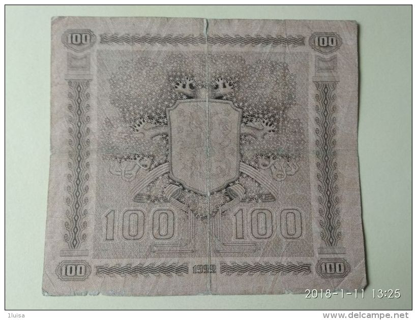 100  Markkaa 1922 - Finland
