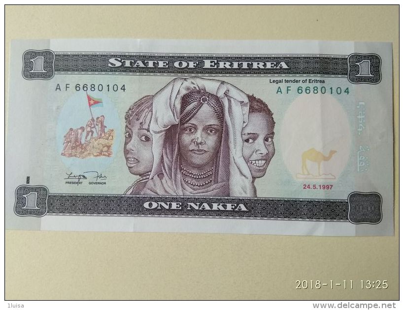 1 Nakfa 1997 - Eritrea