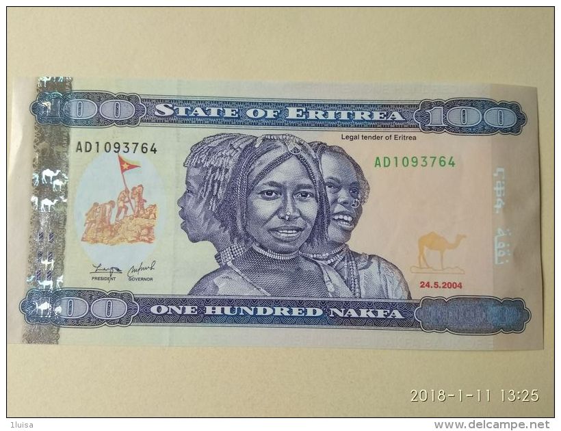 100 Nakfa 2004 - Eritrea