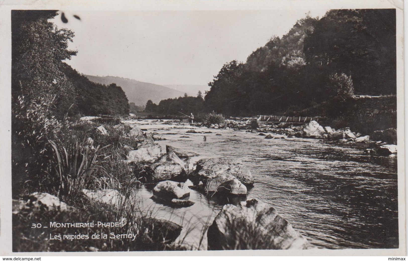 Carte Photo - Montherme-Phades - Les Rapides De La Semoy - 1935 - Montherme