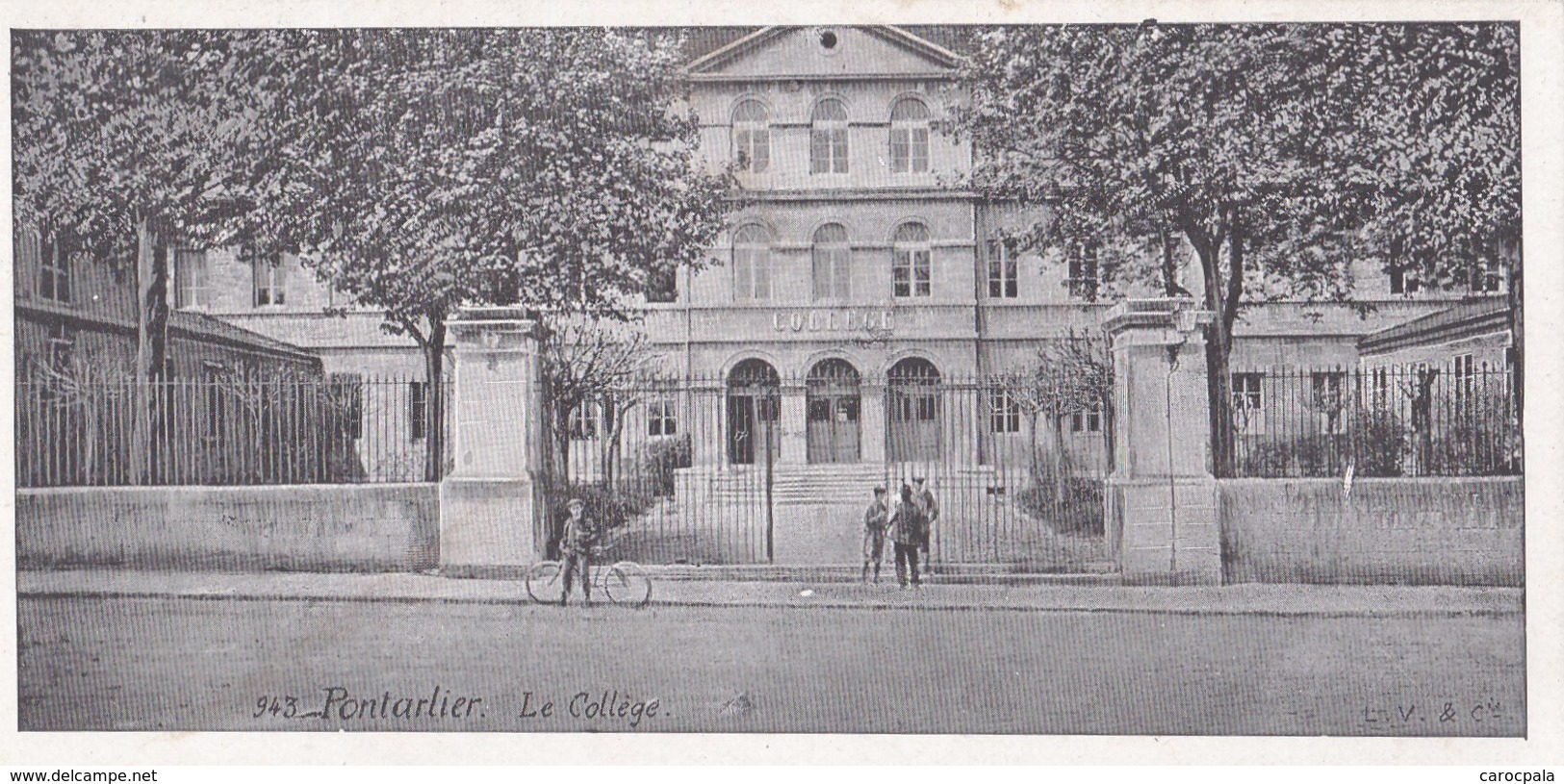 Carte 1905 PONTARLIER / LE COLLEGE - Pontarlier