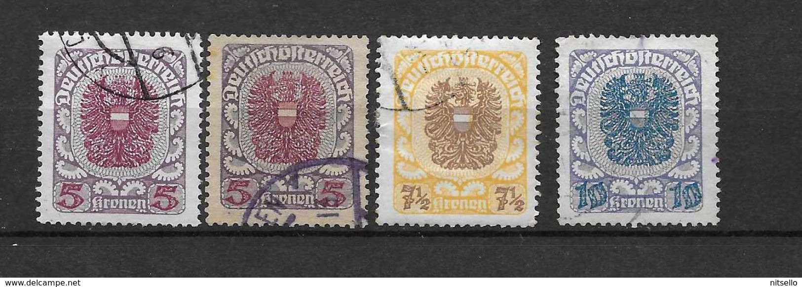 LOTE 1559  ///  AUSTRIA  1920   YVERT Nº: 229/231 - Usados