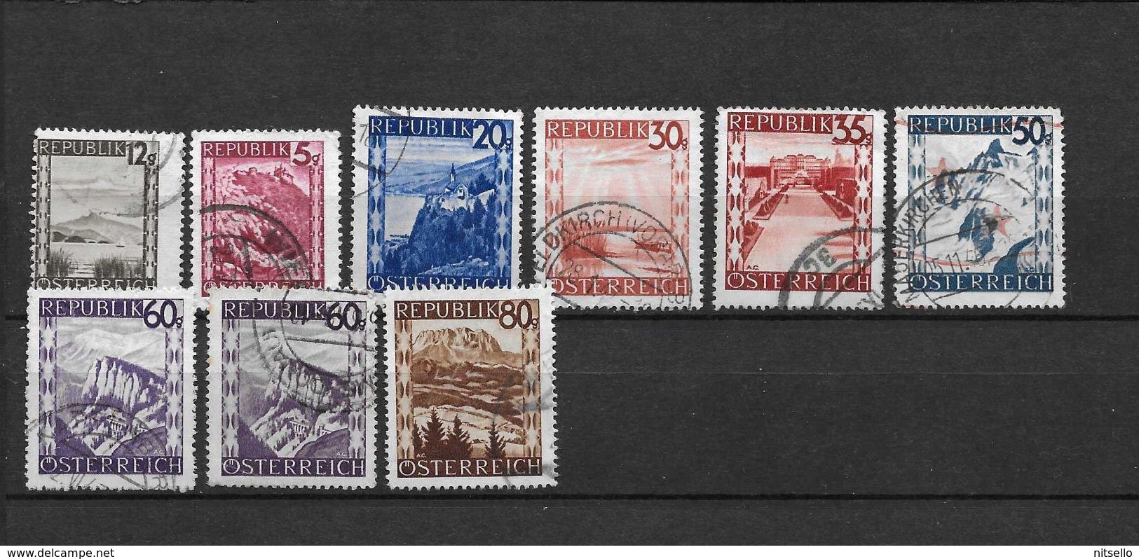 LOTE 1559 /// AUSTRIA 1945    YVERT Nº: SELLOS DE LA SERIE 600/632 - Gebraucht