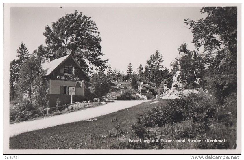 Autriche - Pass-Lueg Mit Turner Un Struber Denkmal - Cachet Gasthaus - 1946 - Golling