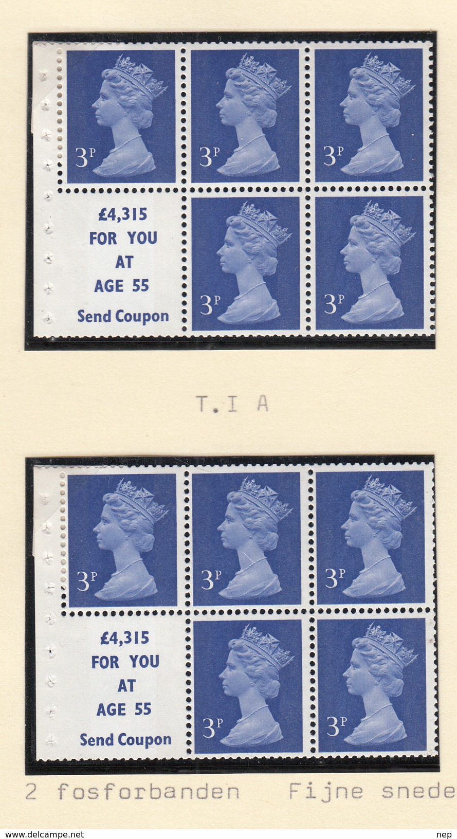 GROOT-BRITTANNIË - Michel - 1972 - Nr  566 C/R (H-BLATT 68) - MNH** - Carnets