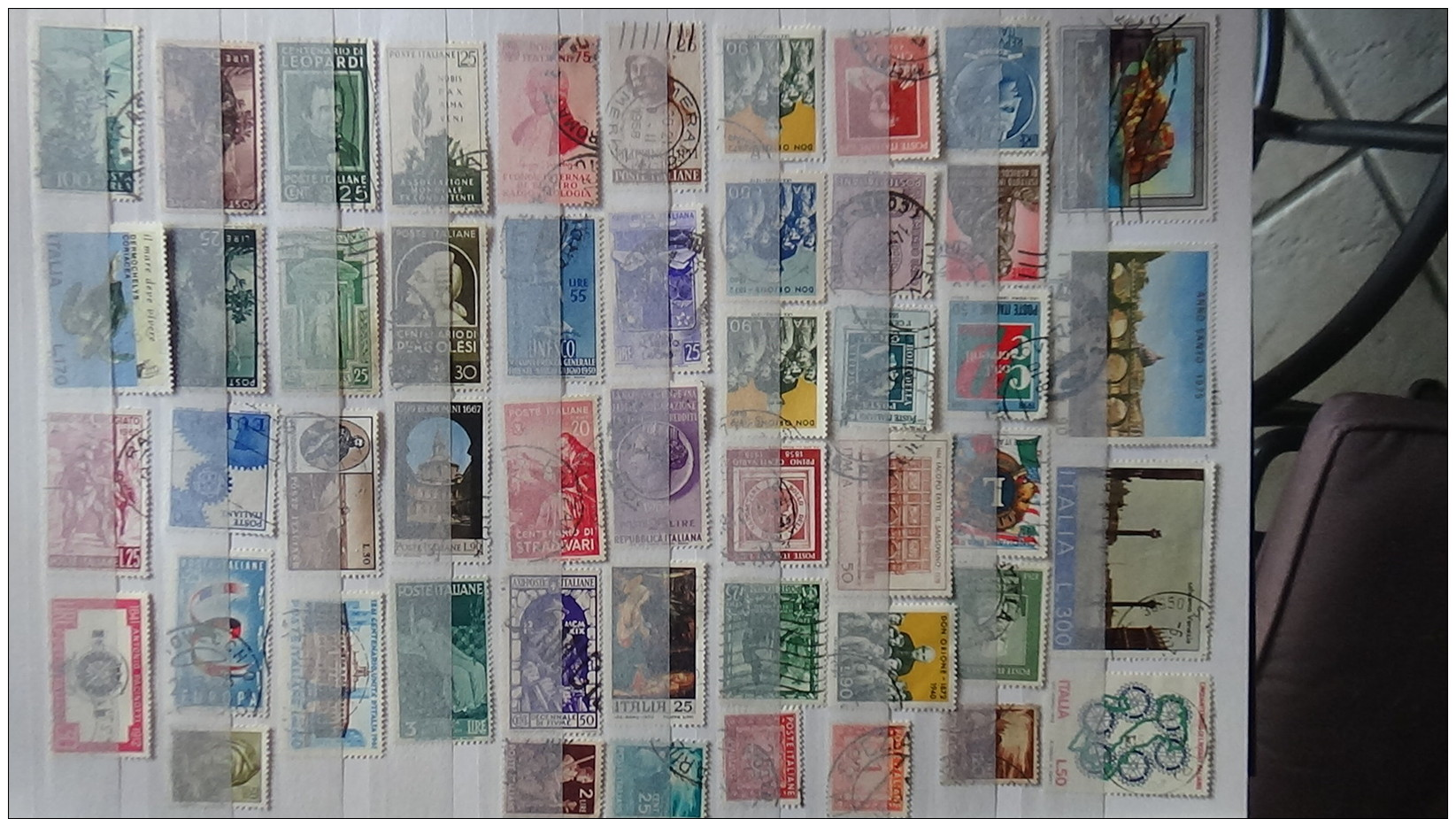 Album de timbres dont Suisse N° 84 obl, Italis,Island, Chili, Boheme et Moravie et Norvège. Voir commentaires