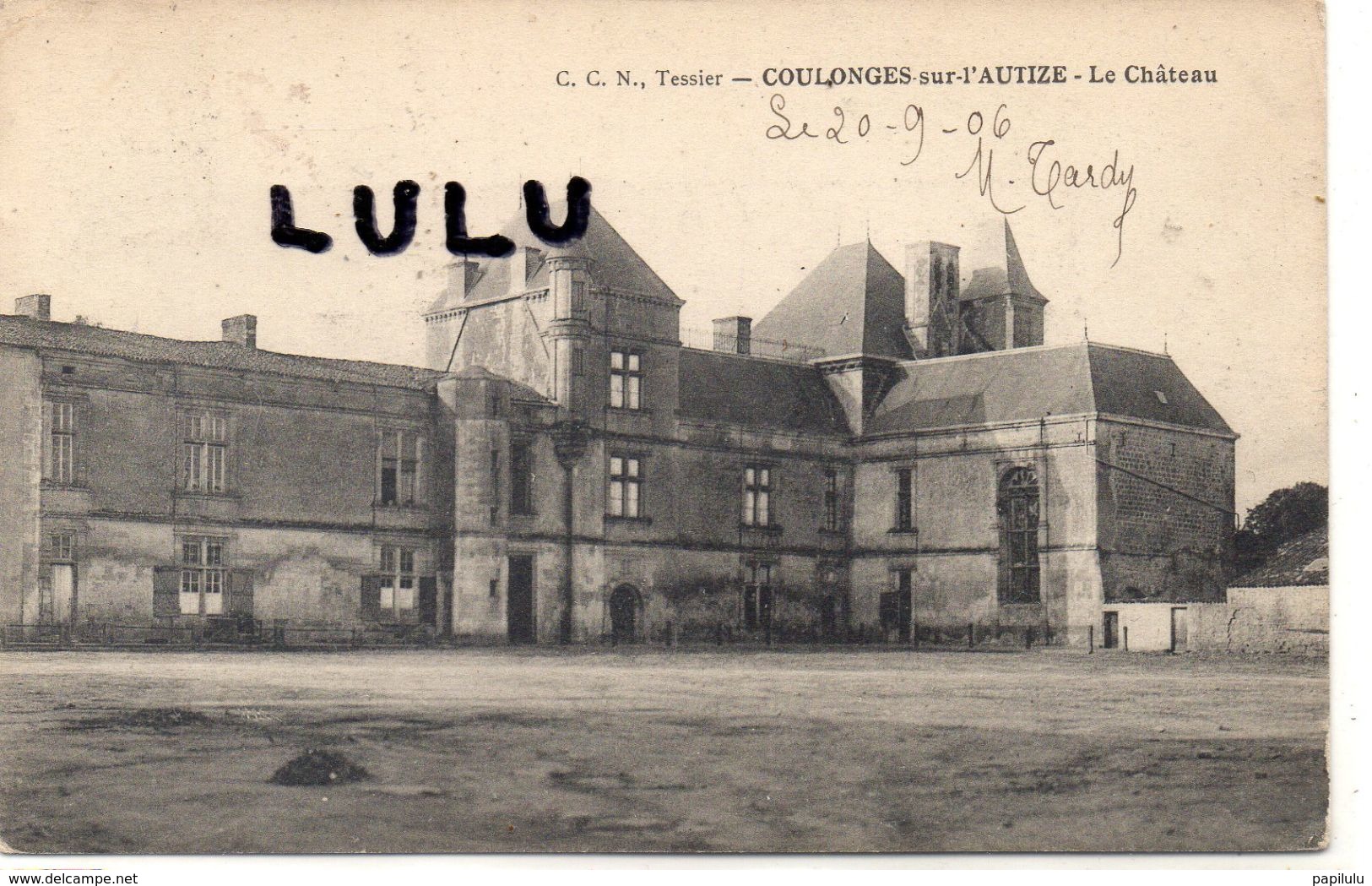 DEPT 79 : édit. C C N Tessier , Coulonges Sur L Autize Le Chateau - Coulonges-sur-l'Autize