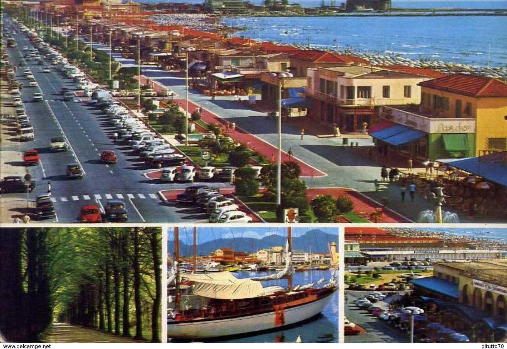 Saluti Da Viareggio - Formato Grande Viaggiata – E 4 - Viareggio