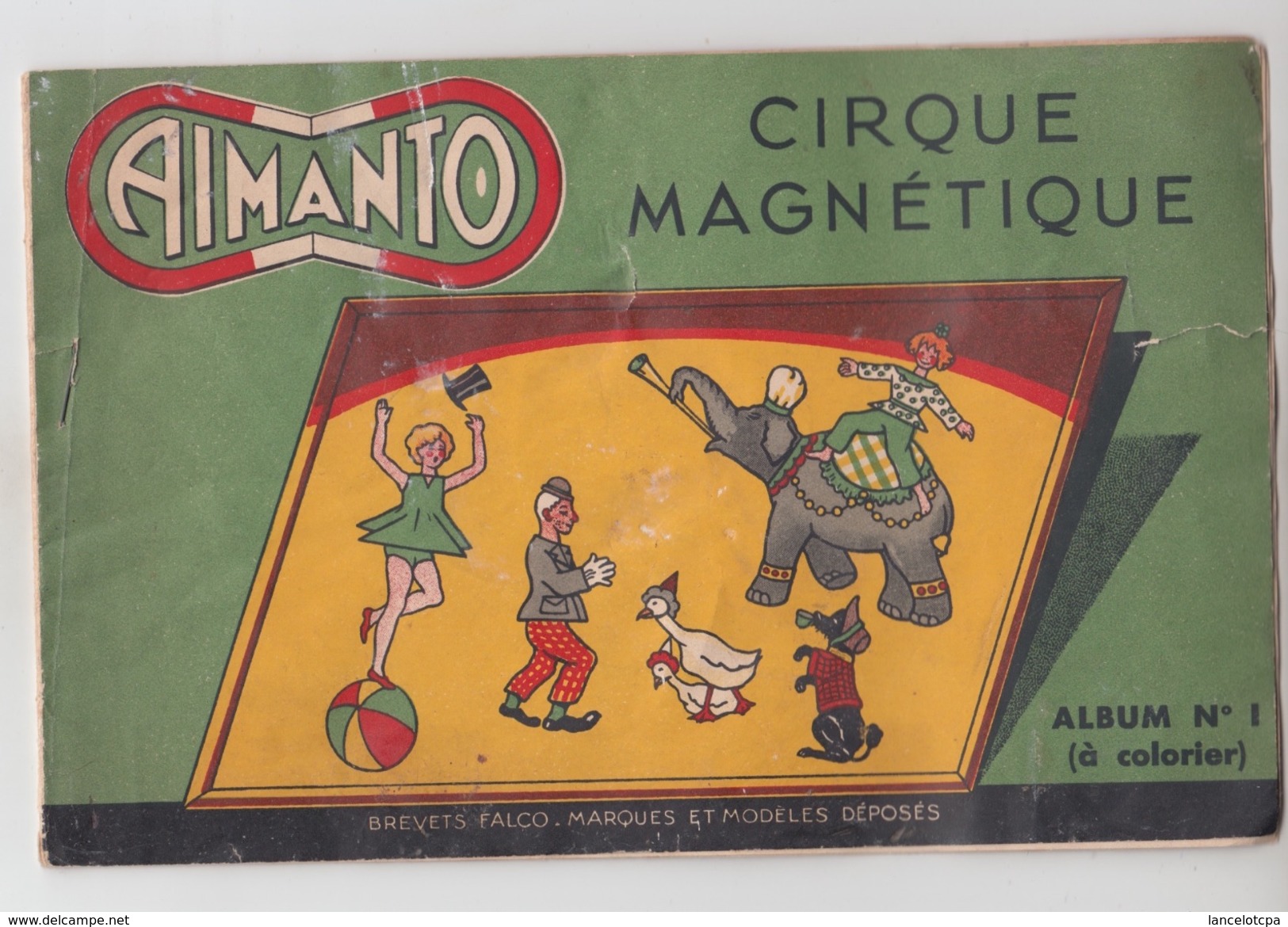 LIVRE POUR ENFANTS SUR LE CIRQUE / ALBUM à COLORIER - CIRQUE MAGNETIQUE - Autres & Non Classés