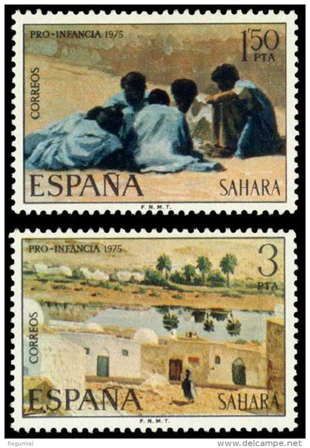 Sahara 320/21 ** Pinturas. 1975 - Spanish Sahara