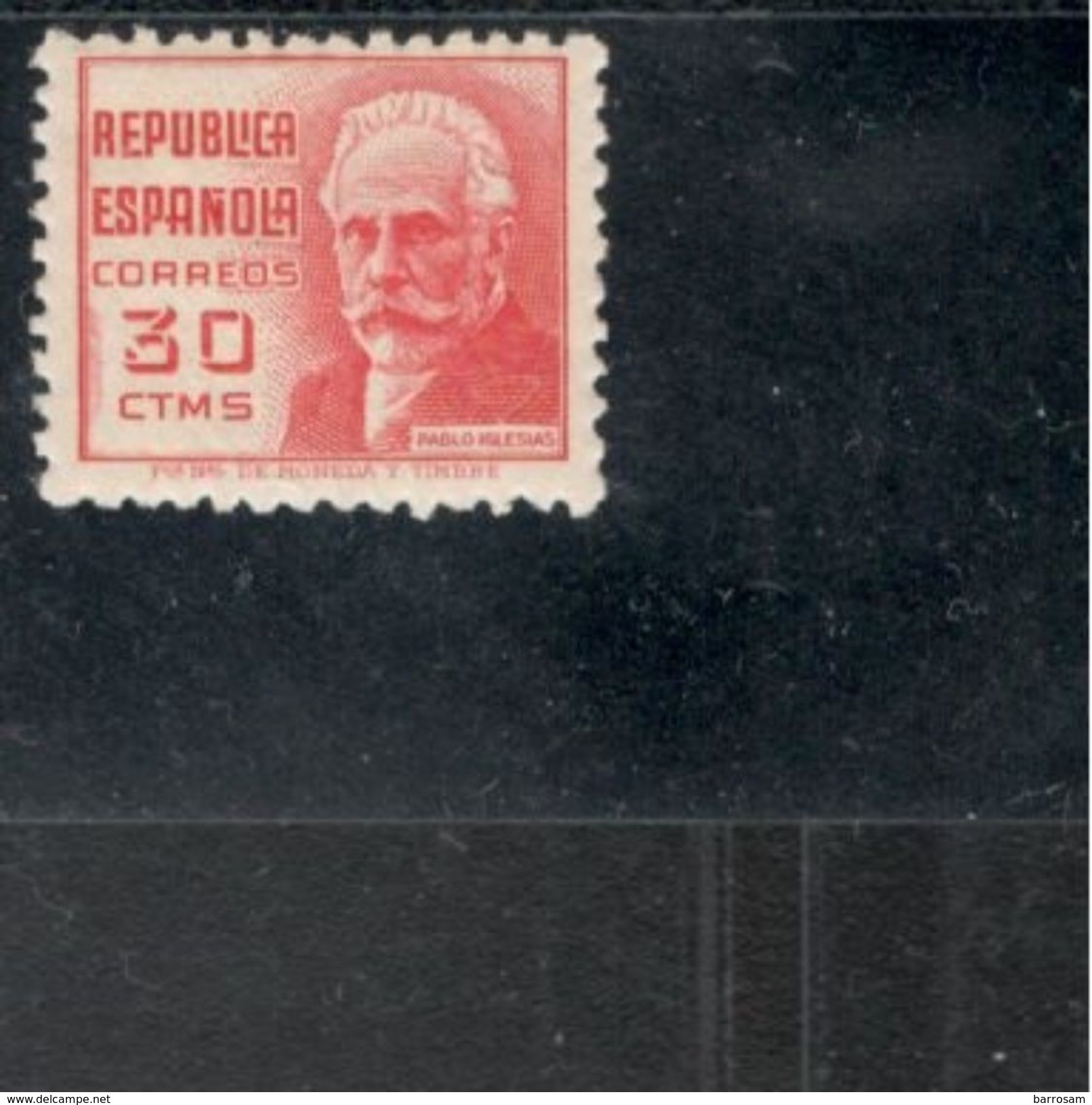 Spain19336:Edifil 735 Mh* - Postfris – Scharnier