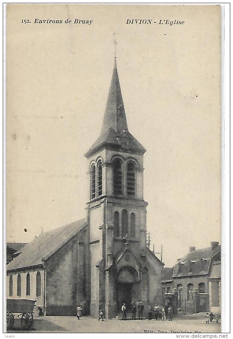 DIVION - L'église 152 - édit Dambrine Pin - Divion