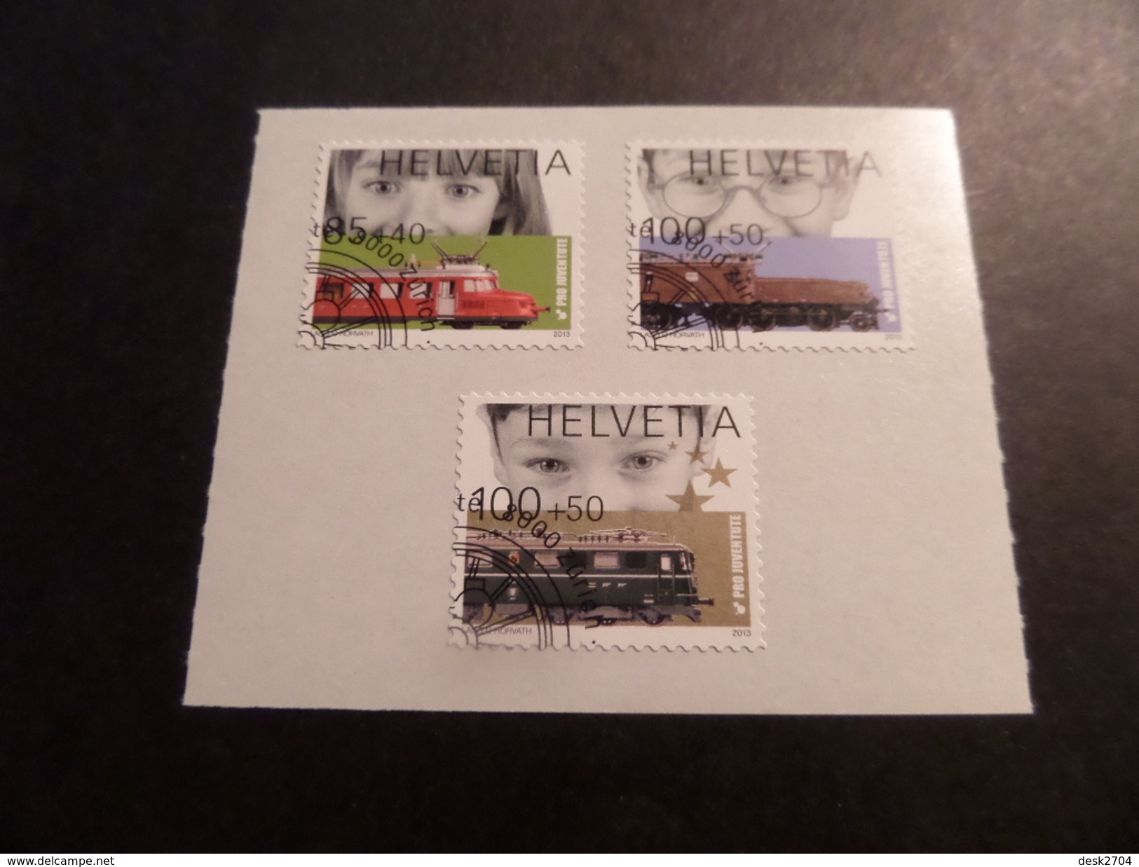 Pour L'enfance, Locomotives Historiques - Used Stamps