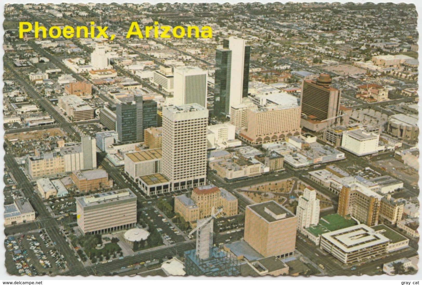 Phoenix, Arizona, Aerial View, Unused Postcard [20773] - Phoenix