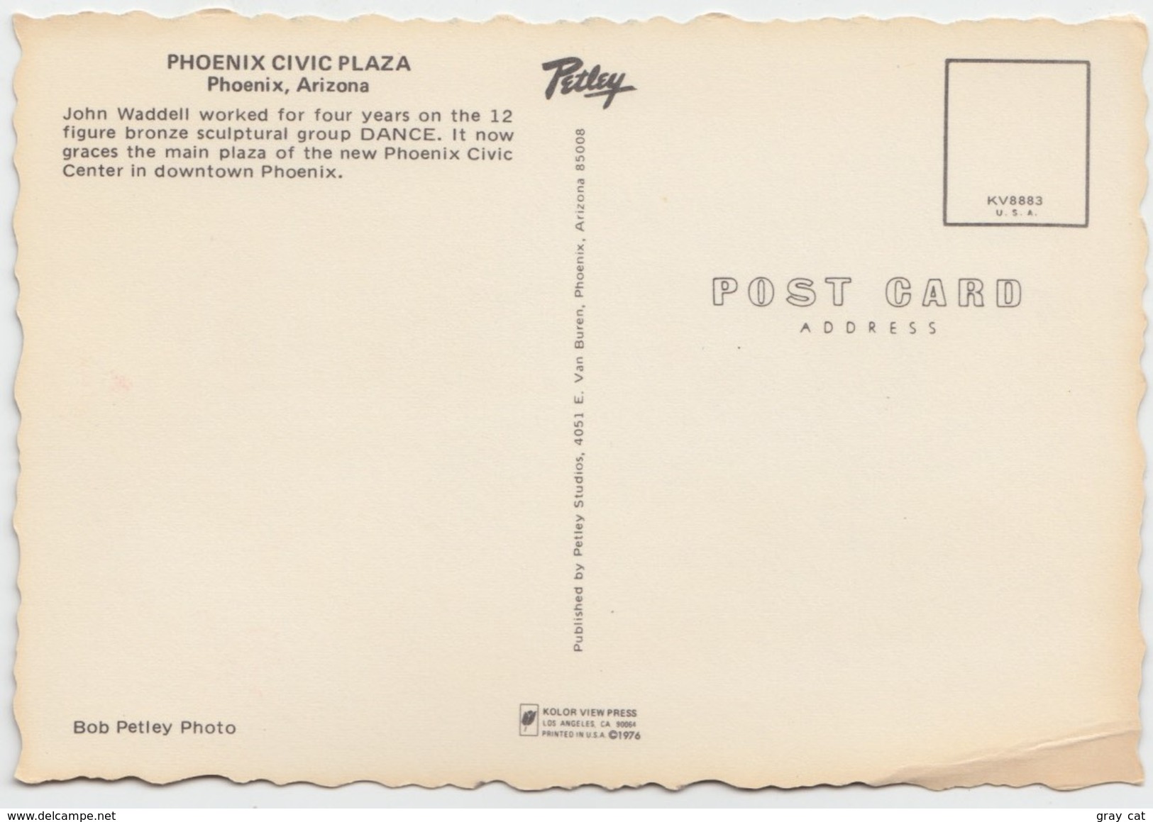 Phoenix, Civic Plaza, Arizona, Unused Postcard [20774] - Phoenix