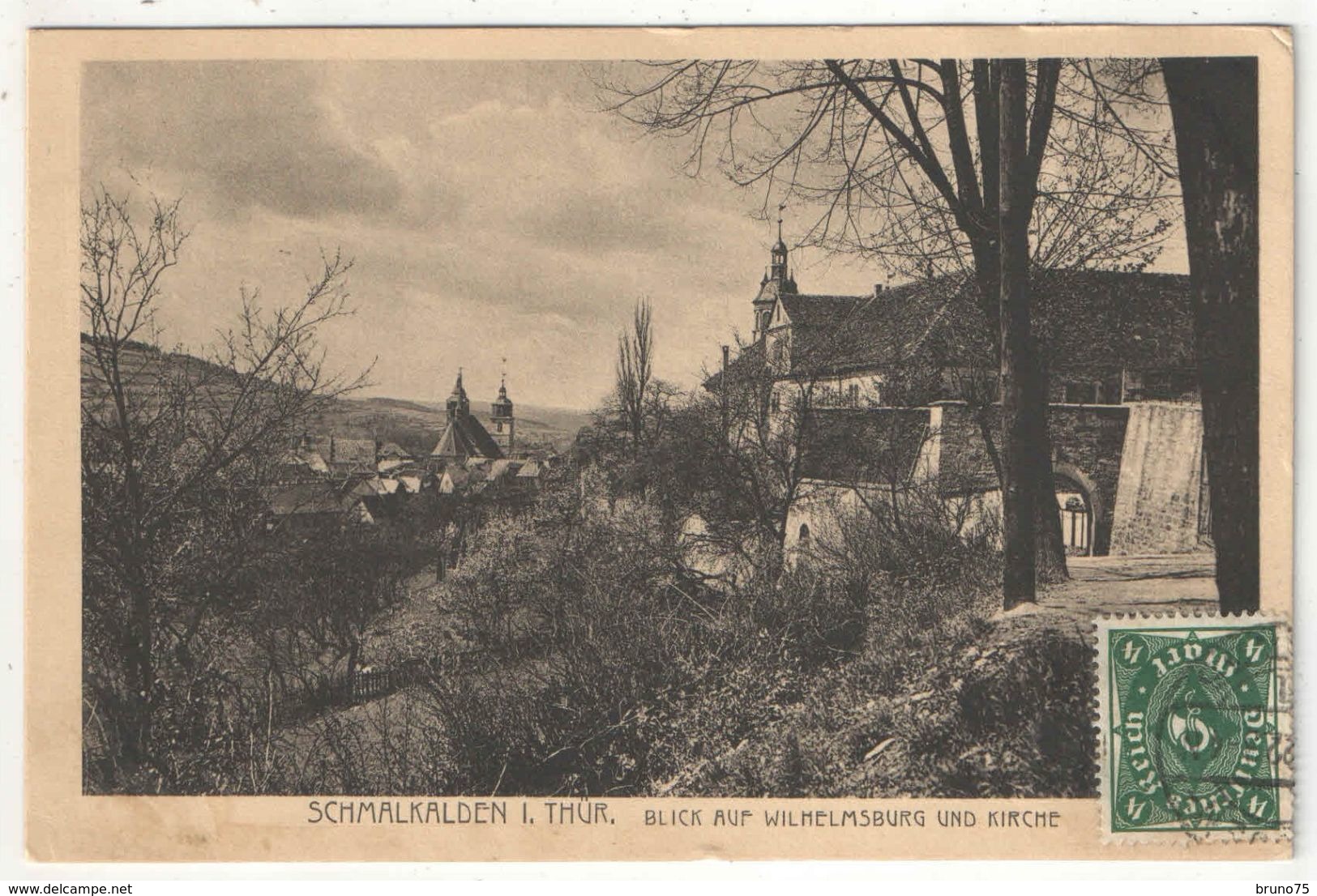 SCHMALKALDEN I. Thür. - Blick Auf Wilhelmsburg Und Kirche - Schmalkalden