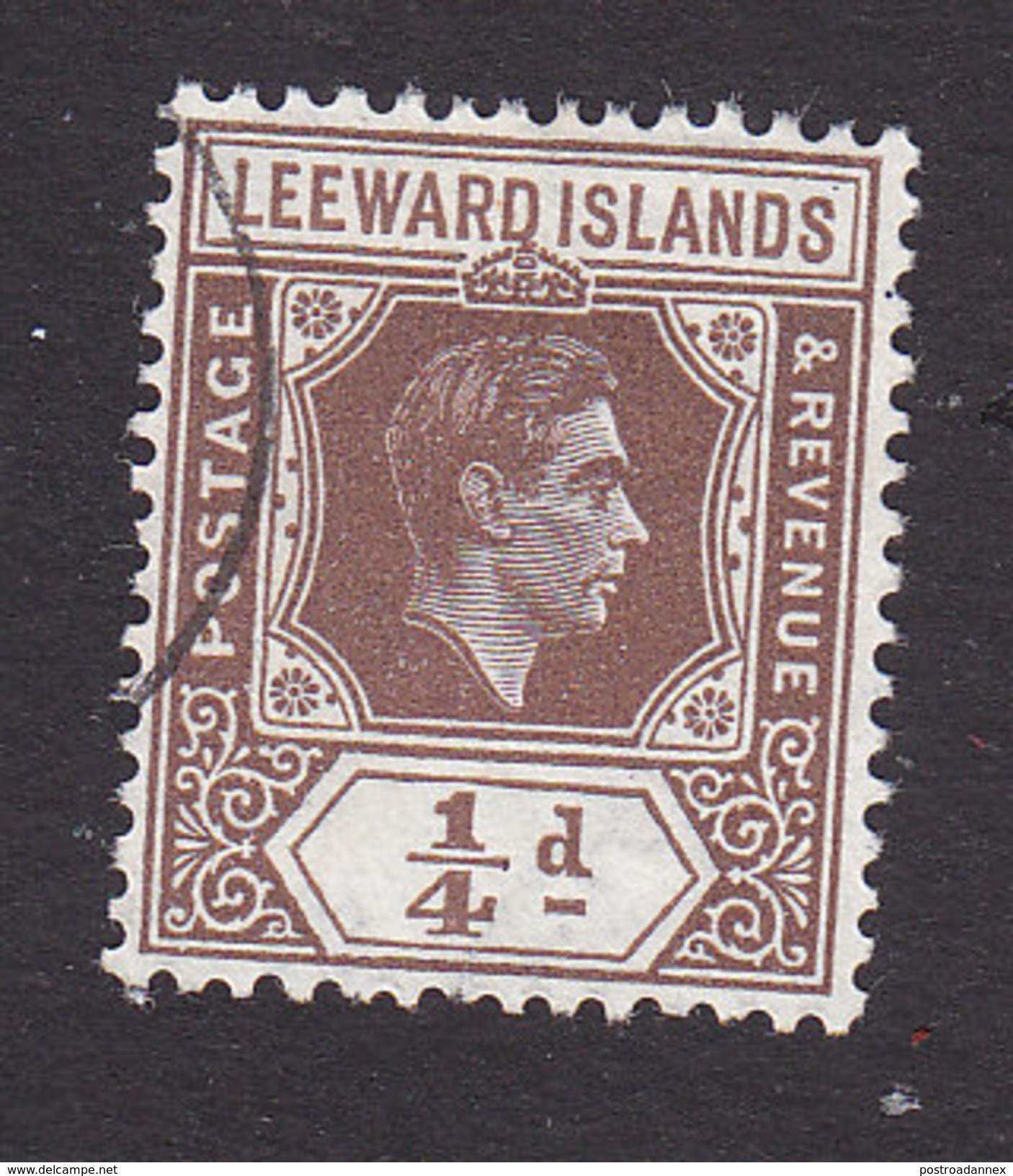 Leeward Islands, Scott #103a, Used, George VI, Issued 1938 - Leeward  Islands