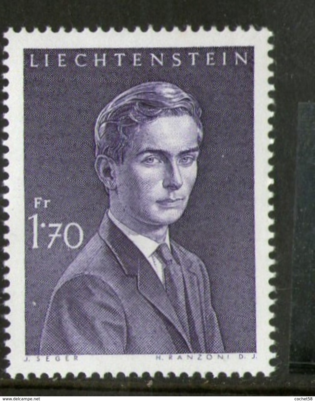 Liechtenstein N° 349A - Neufs