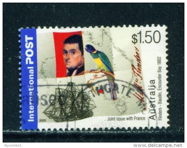 AUSTRALIA  -  2002  Flinders-Baudin  $1.50  International Post  Sheet Stamp  Used As Scan - Oblitérés