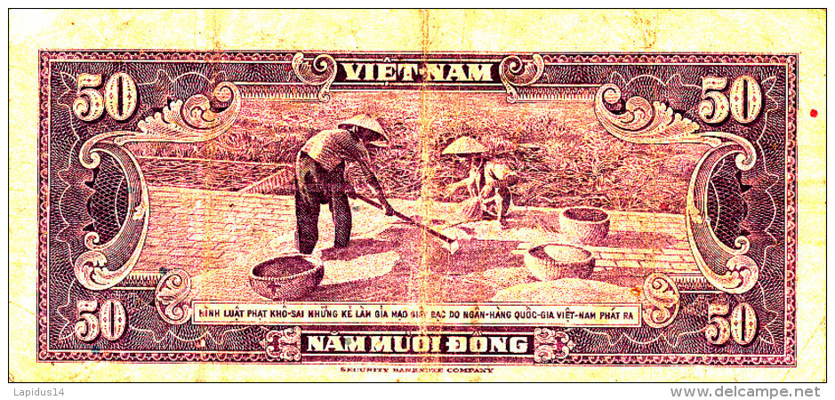 BILLET VIET NAN 50 DONG - Viêt-Nam