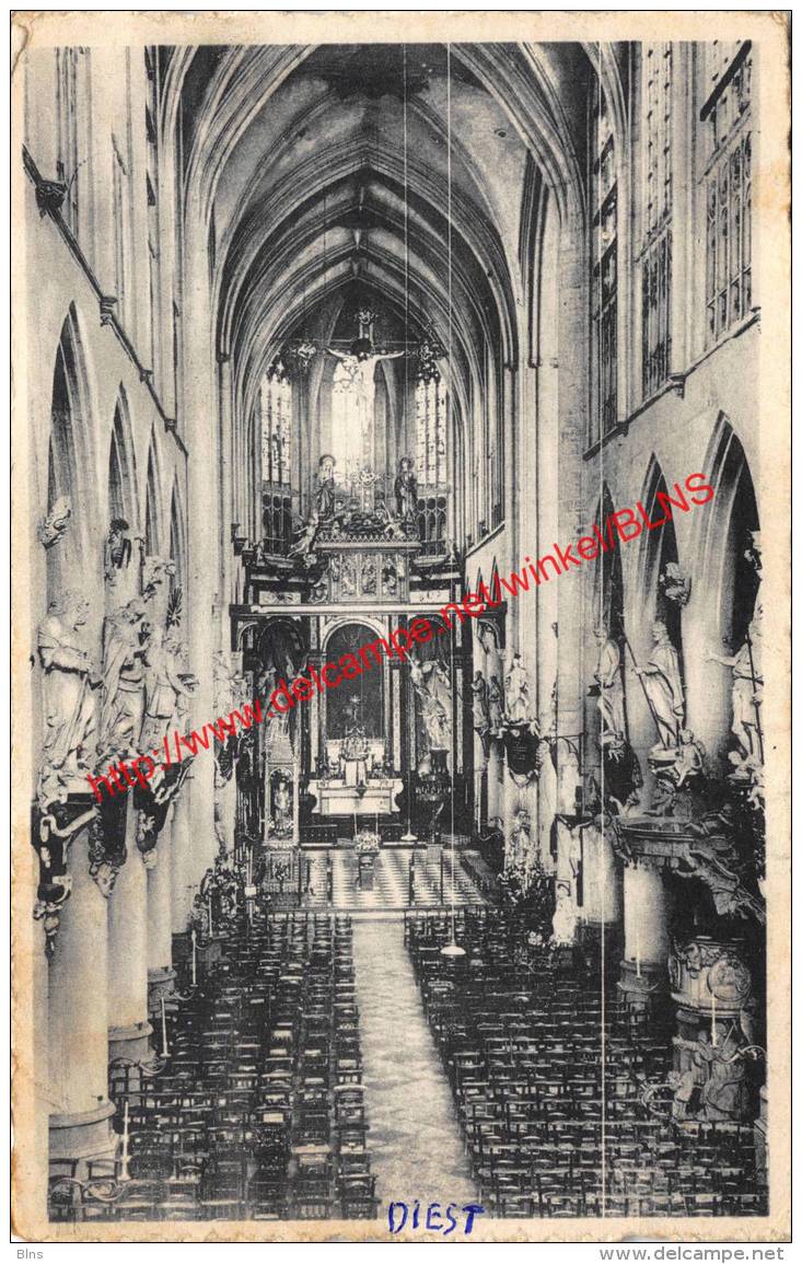 Binnenzicht Der St-Sulpitiuskerk - Diest - Diest