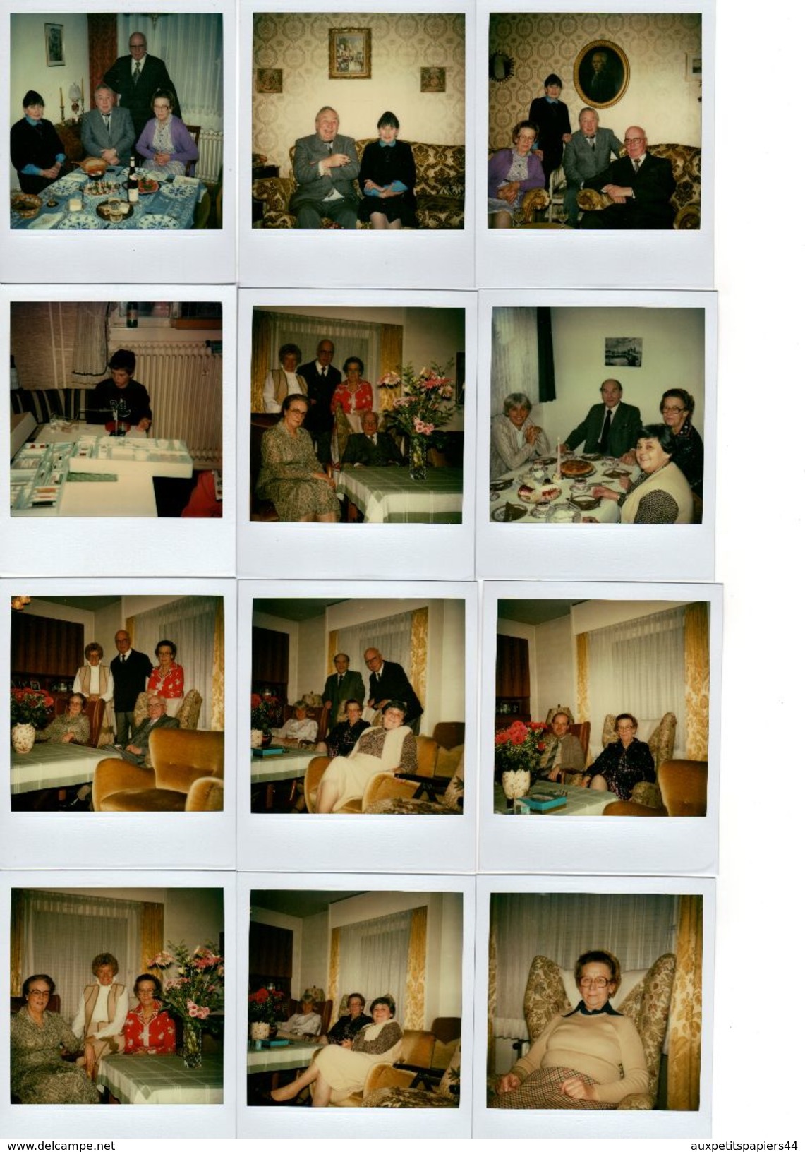 Lot De 130 Photos Couleur Polaroids Originales, Personnes, Lieux, Divers Thèmes 1970/80 - Albums & Collections