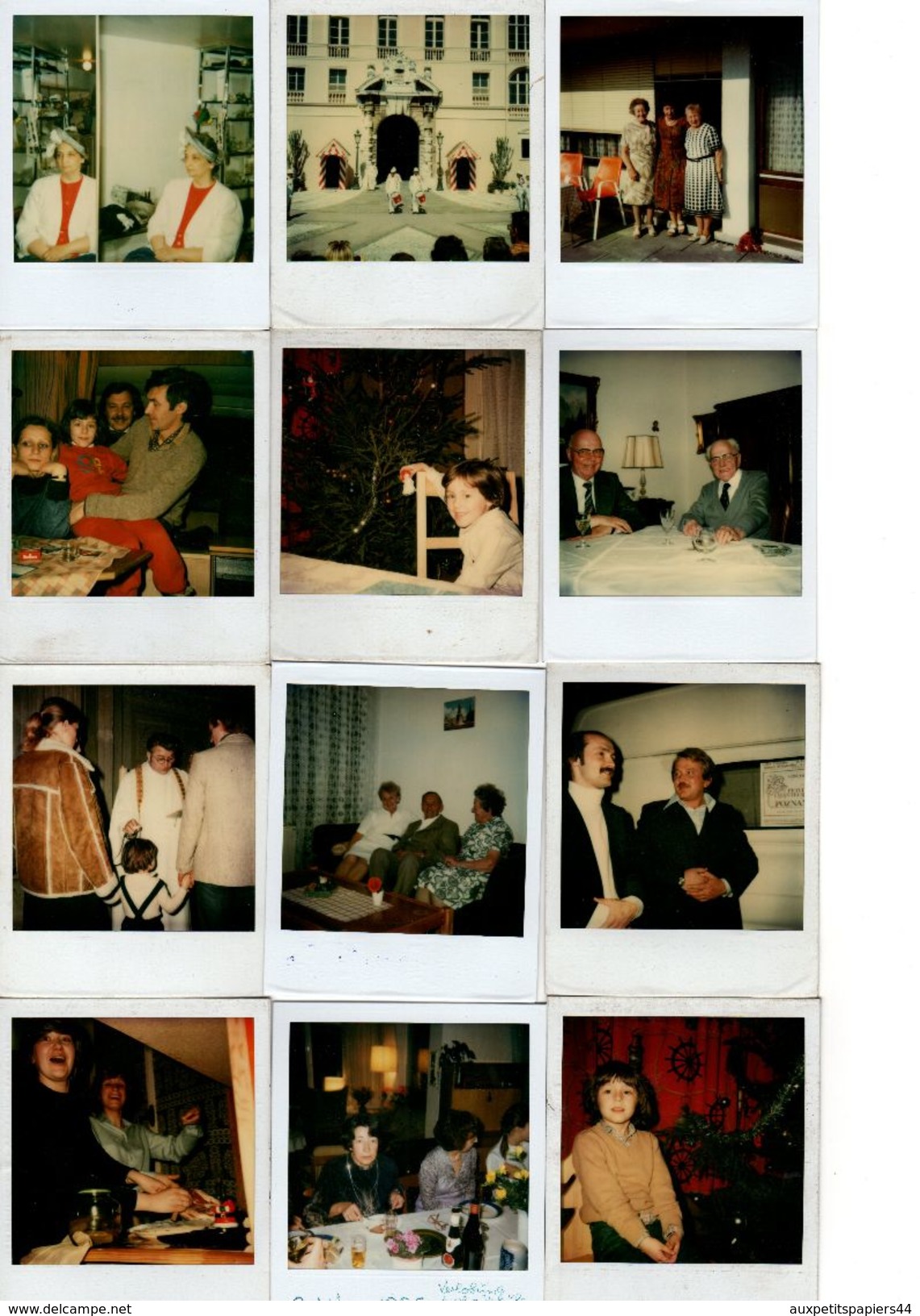 Lot de 130 Photos Couleur Polaroids Originales, Personnes, lieux, divers thèmes 1970/80