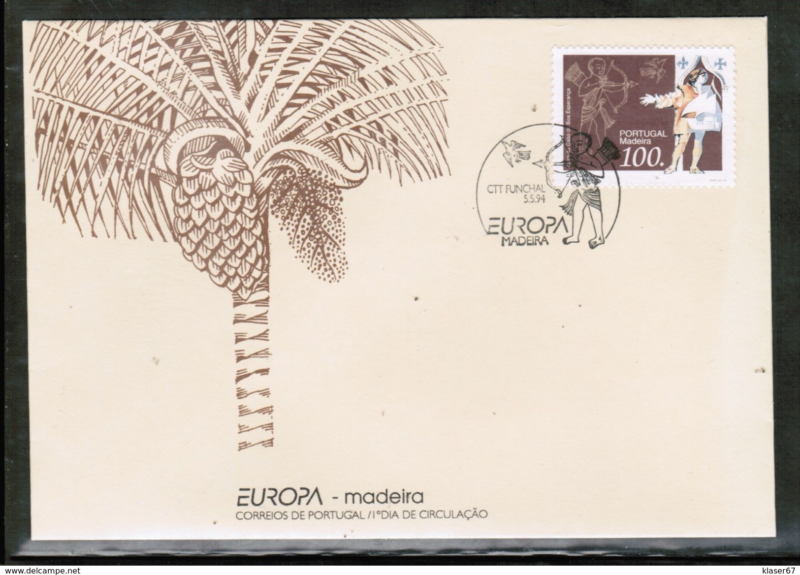 CEPT 1994 MADEIRA MI 170 FDC - 1994