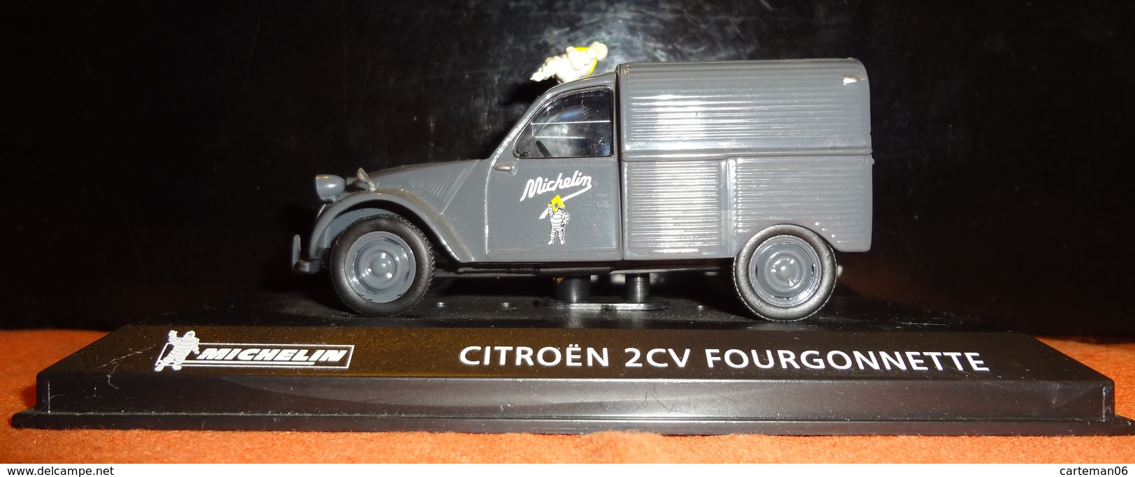 Voiture - Citroën 2CV Fourgonnette Michelin - 1/43 - Other & Unclassified