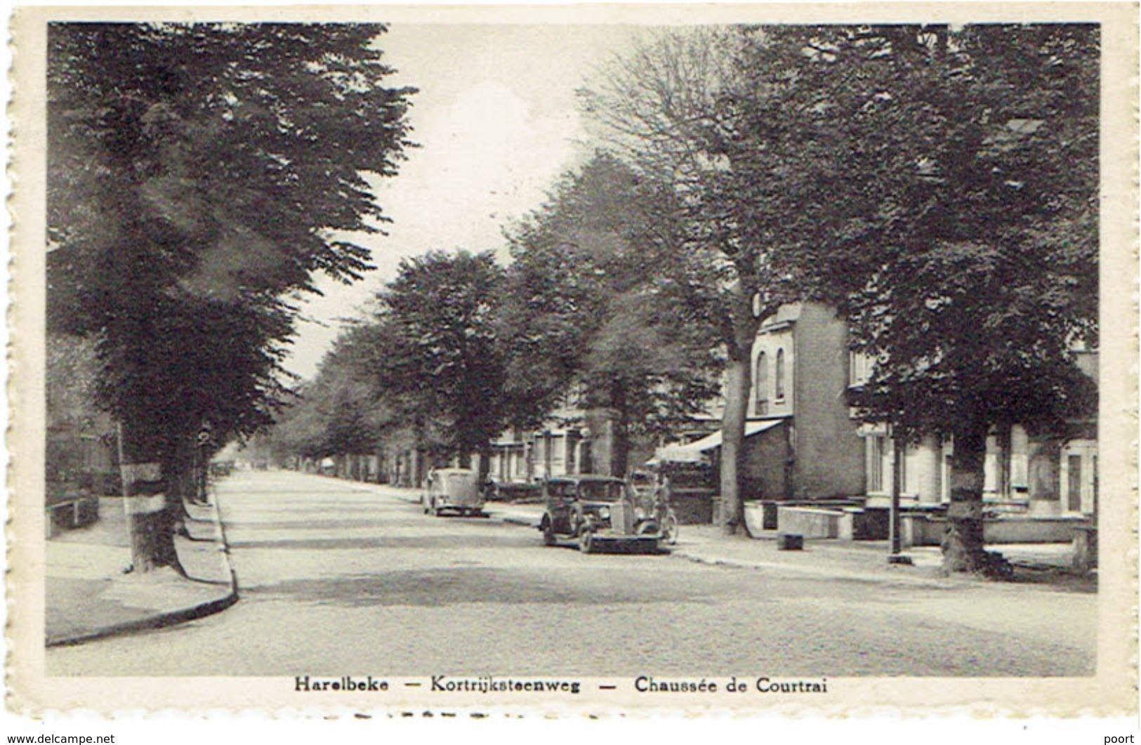 HARELBEKE - Kortrijksteenweg - Chaussée De Courtrai - Uitg. G. Vandebuerie-Libeer,- Gelopen - Harelbeke