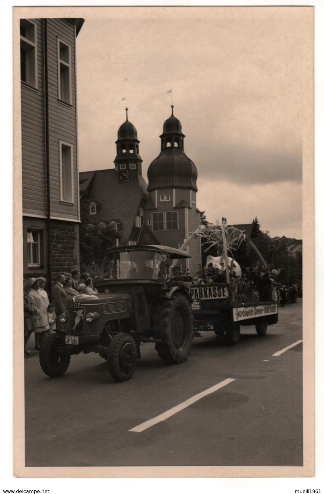 Nr.+ 76,  FOTO Im AK-Format, Clausthal-Zellerfeld, Umzug, 50er Jahre - Clausthal-Zellerfeld