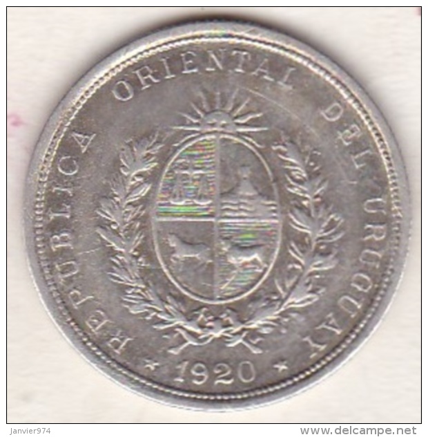 Uruguay . 20 Centesimos 1920. Argent . KM# 24 - Uruguay