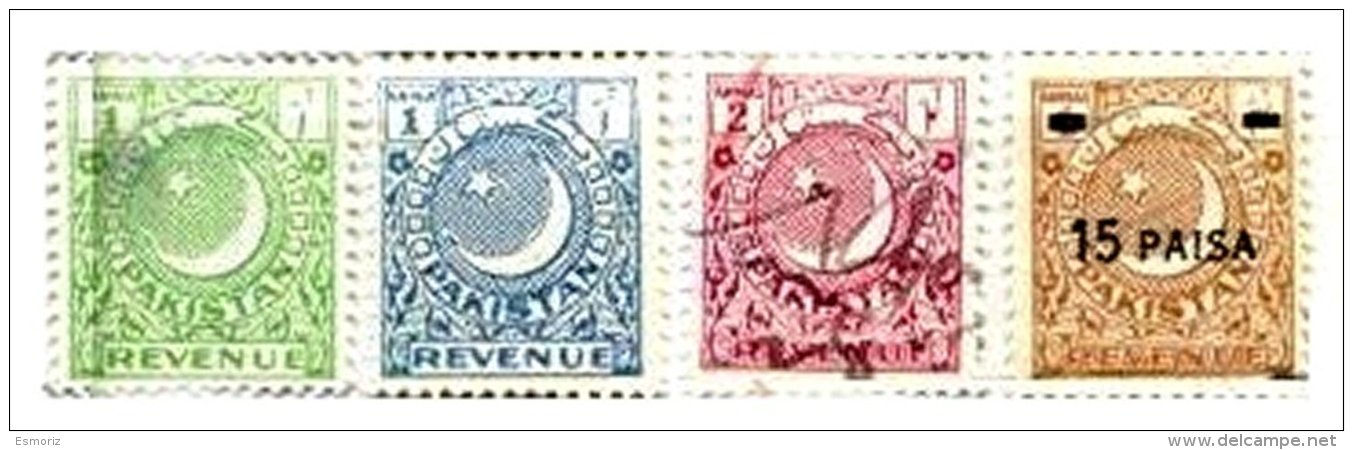 PAKISTAN, Revenues, Used, F/VF - Pakistan